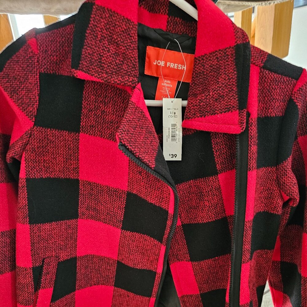 Red/Black plaid jacket
